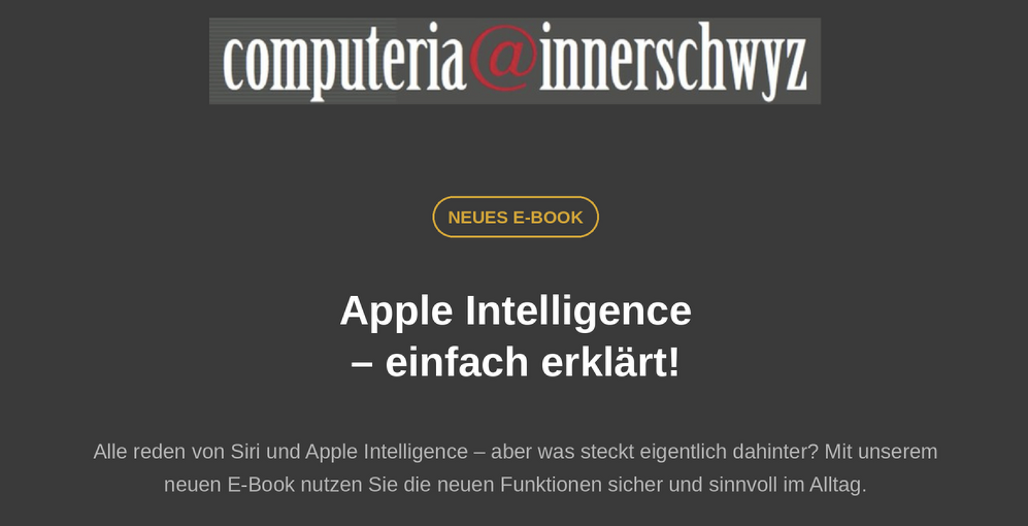 Apple Intelligence - einfach erklärt