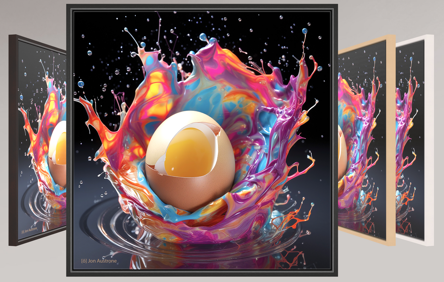 "Crashing Egg" - AI Art