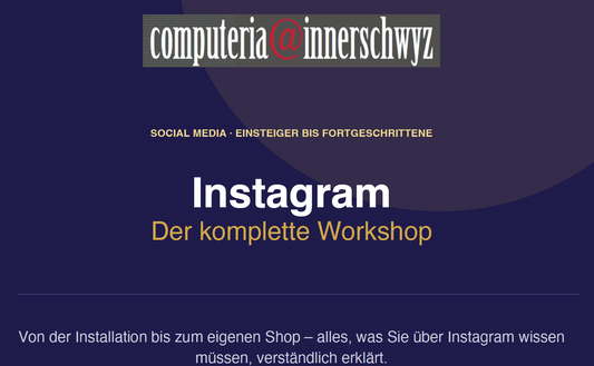 INSTAGRAM für Einsteiger und Senioren